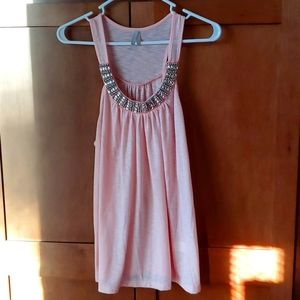 🛍 Blush pink sparkle top